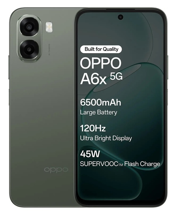 OPPO A6x 5G (Olive Green, 64 GB) (4 GB RAM)