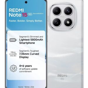 REDMI Note 15 SE 5G Snapdragon (Frosted White, 128 GB) (8 GB RAM)