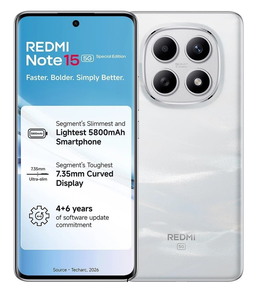 REDMI Note 15 SE 5G Snapdragon (Frosted White, 128 GB) (8 GB RAM)