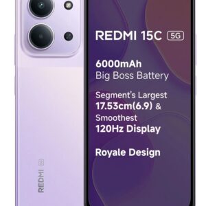 REDMI 15C 5G (Dusk Purple, 128 GB) (8 GB RAM)