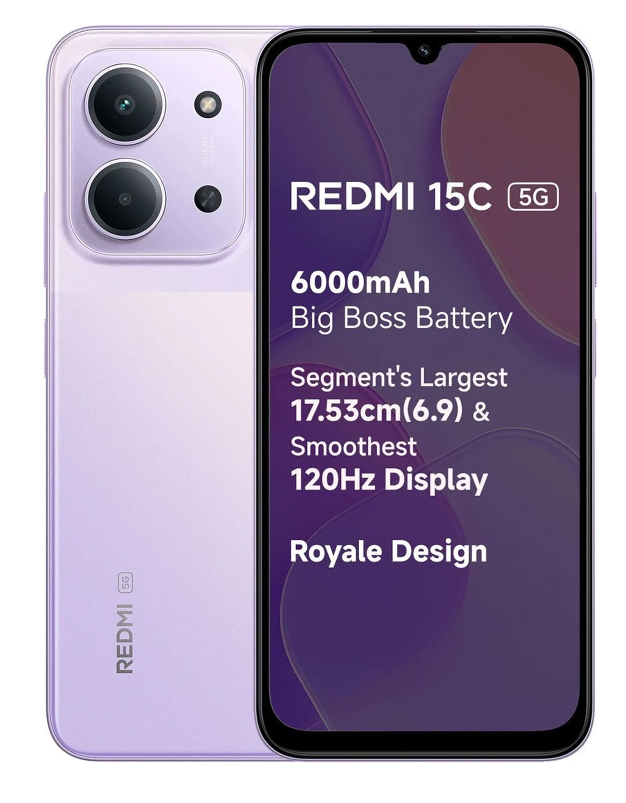 REDMI 15C 5G (Dusk Purple, 128 GB) (8 GB RAM) – MRITUNJAY TELECOM
