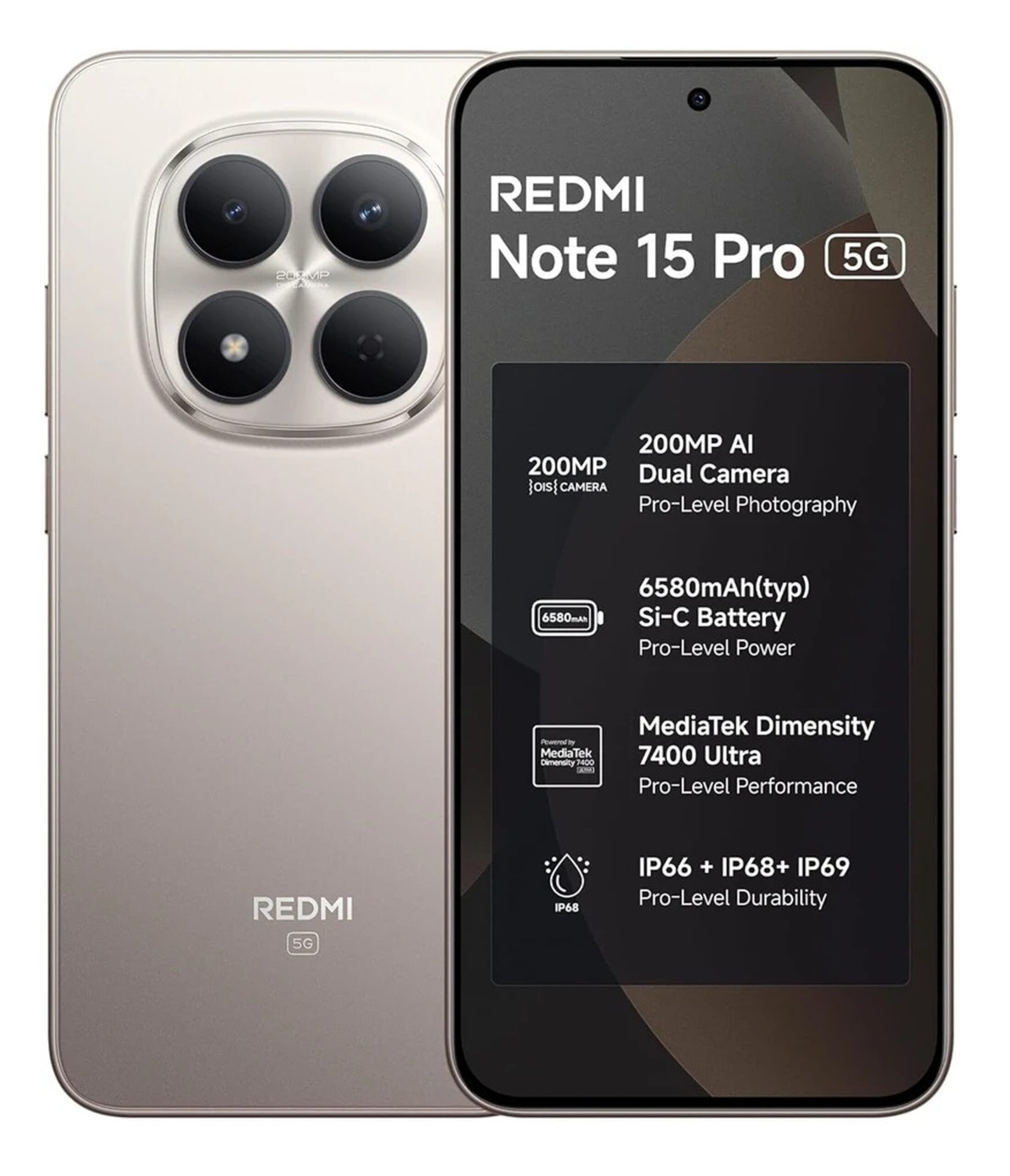 REDMI Note 15 Pro 5G (Silver Ash, 128 GB) (8 GB RAM)