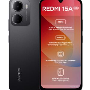 REDMI 15A (Ace Black, 64 GB) (4 GB RAM)
