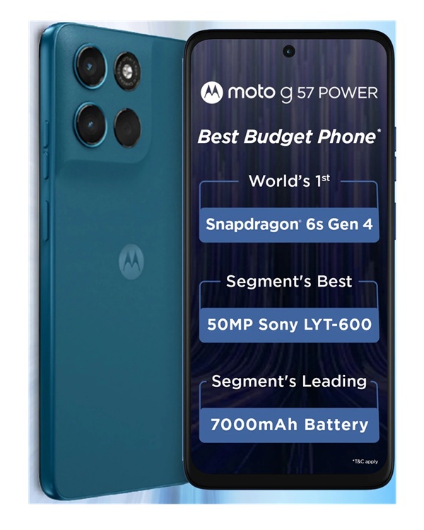 MOTOROLA g57 power 5G (Pantone Corsair, 128 GB) (8 GB RAM)